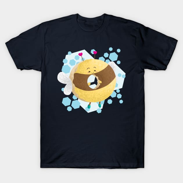 Bee Donut T-Shirt by Khotekmei